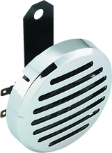 Load image into Gallery viewer, Bikers Choice Chrome Slotted Custom Electric Horn 12 Volt Universal