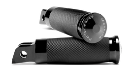 Performance Machine Footpegs Contour Passenger - Black Ano