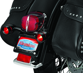 Kuryakyn Bullet Light Rear Turn Signal Bar Gloss Black