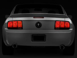Raxiom 05-09 Ford Mustang Tail Lights- Black Housing (Smoked Lens)