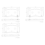 Brembo OE 16-18 Ford Focus PRIME Ceramic Brake Pad - Front