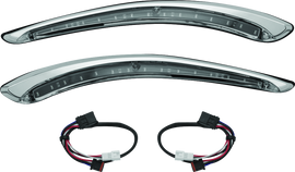 Kuryakyn Bat Lashes LED Sequential Run-Turn Chrome