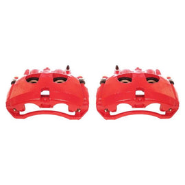 Power Stop 09-10 Dodge Ram 2500 Front Red Calipers w/Brackets - Pair