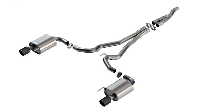 Borla 2024 Ford Mustang 2.3L Ecoboost 2.50 S-TYPE CFBA Catback Exhaust - Non-Active