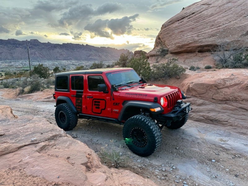 Progressive 07-18 Wrangler (JK) STR 47 Series 2.0 Remote Res Rear Shocks (Pair) - 3.5-5.0in