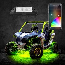 Load image into Gallery viewer, XK Glow Rock Light w/ XKchrome App Controlled Bluetooth Advanced Kit 4pc RGB 6W