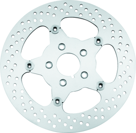 Bikers Choice 00-17 Big Twin 11.5 Inch Polished Front Stainless Mirror Fltg Rotor Repl H-D 44156-00