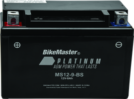 BikeMaster AGM Battery - MS12-9-BS