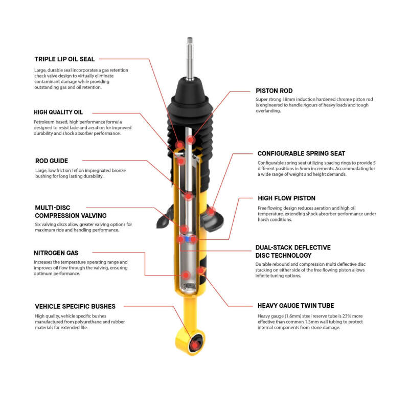 ARB / OME Nitrocharger Plus Shock 97-04 Toyota Hilux - Rear