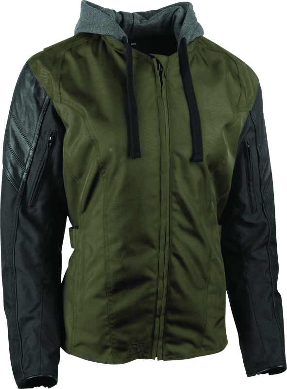 Speed and Strength Double Take Jacket Womens Olive/Black - Medium