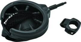 Kuryakyn Drink Holder With Basket 1inch Mount Gloss Black