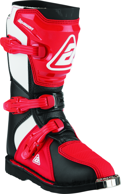 Answer AR1 Boot Black/Red Youth Size - 6