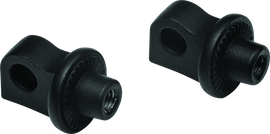 Kuryakyn Splined Peg Adaptors Satin Black