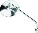 BikeMaster Round Mirror 10mm Left - Stainless