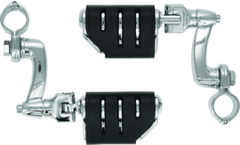 Kuryakyn Trident Dually Longhorn Offset  1-1/4inch Clamp Chrome