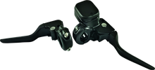 Load image into Gallery viewer, Bikers Choice Black 11/16 Bore Custom Handlebar Control Kit 1 Inch Bar Cable Clutch No Switches