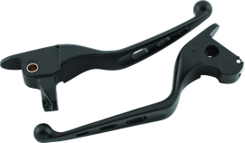 Bikers Choice 14-Up Touring Black Tri-Hole Lever Set