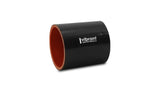 Vibrant Silicone Straight Hose Coupler 1.125in ID x 3.00in Long - Gloss Black