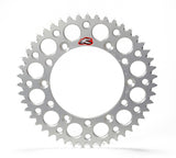 Renthal 2023 Yamaha WR 250F-450F / 01-07 WR250 Rear Grooved Sprocket - Silver 520-52P Teeth