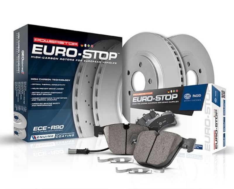 Power Stop 09-11 Audi A4 Front Euro-Stop Brake Kit