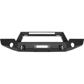 Westin 18-20 Jeep Wrangler WJ2 Full Width Front Bumper w/LED Light Bar Mount Textured Black