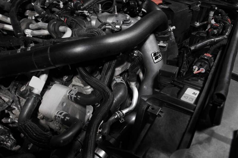 K&N 2023 Ford Bronco Raptor 3.0L V6 Aluminum Charge Pipe Kit - Gunmetal Gray