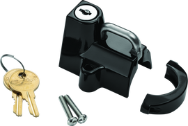 Kuryakyn Universal Helmet Lock 7/8-1-1/4 Black