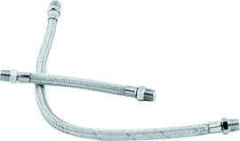 Bikers Choice 66-84 Shovelhead Braided Stainless Rocker Box Oil Line Set Replaces H-D 62783-66A