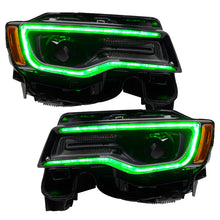 Load image into Gallery viewer, Oracle 1421 Jeep Grand Cherokee Dynamic Headlight DRL Upgrade Kit  ColorSHIFT Dynamic