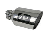 aFe Power MACH Force-Xp 304 Stainless Steel Clamp-on Exhaust Tip - Polished