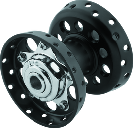 Bikers Choice 36-66 Big Twin Black Star Hub With Cone Style Bearing