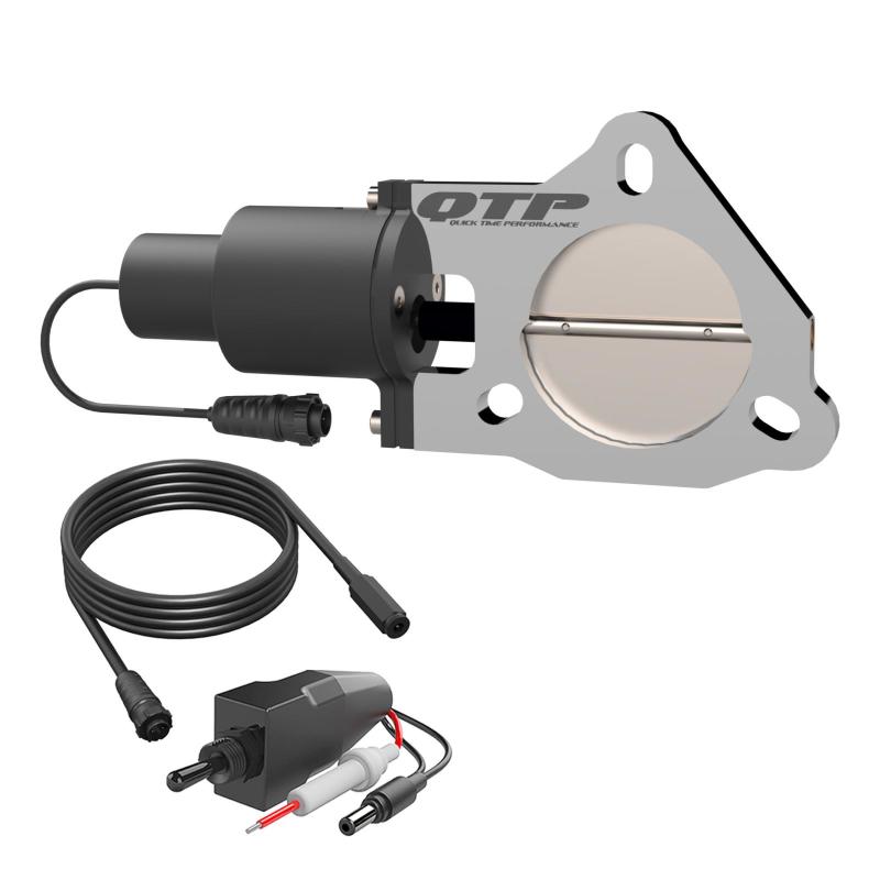 QTP 3in Bolt-On QTEC Electric Cutout Valve - Single