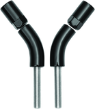 Kuryakyn Mirror Stem 3in Outward Extenders Black