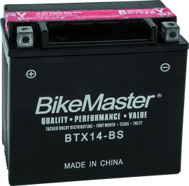 BikeMaster BTX14-BS Battery