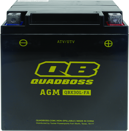 QuadBoss Maintenance-Free AGM Battery QBX30L-FA