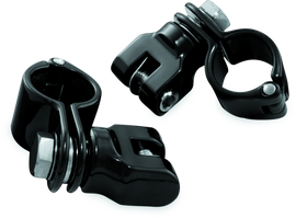 Kuryakyn 1-1/4inch Magnum Quick Clamp With Clevis Black