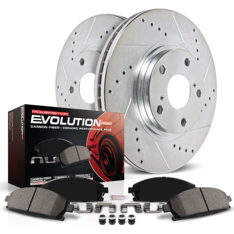 Power Stop 08-12 Infiniti EX35 Rear Z23 Evolution Sport Brake Kit