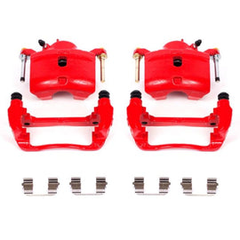 Power Stop 13-15 Acura ILX Front Red Calipers w/Brackets - Pair
