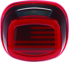 Kuryakyn Freedom Taillight Red Lens With License Light