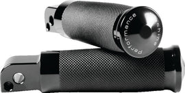 Performance Machine Footpegs Contour Passenger - Black Ano