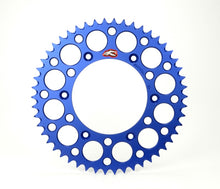 Load image into Gallery viewer, Renthal 89-01 Suzuki RM 80/ 2002 Yamaha YZ85 Rear Grooved Sprocket -Blue 428-50P Teeth