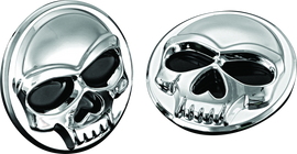 Kuryakyn Universal Zombie Medallions 2in Diameter Chrome