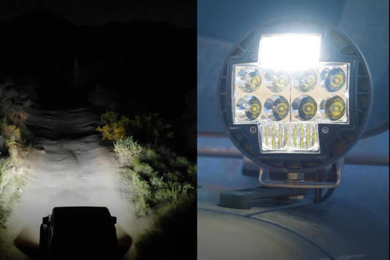 ARB Nacho 5.75in Offroad TM5 Combo White LED Light Set