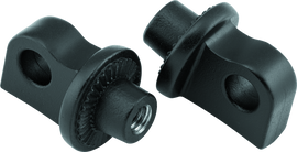 Kuryakyn Splined Peg Adaptors Satin Black