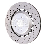 SHW 11-16 BMW M5 4.4L Left Rear Cross-Drilled Lightweight Brake Rotor (34212284103)