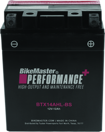 BikeMaster BTX14AHL-BS Battery