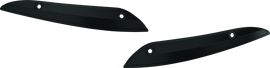 Kuryakyn Windshield Side Trims Gloss Black