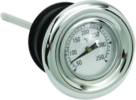 Bikers Choice 70-86 FL FX 70-78 XLCH Chrome Oil Dipstick With Temp Gauge Replaces H-D 62635-79T