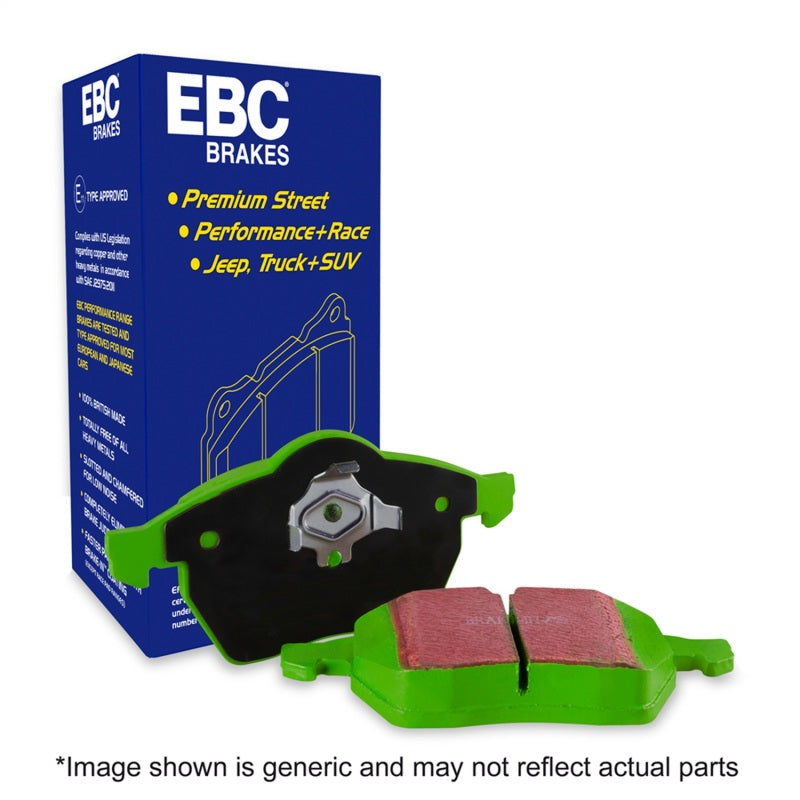 EBC 15+ Chevrolet Colorado 2.5 Greenstuff Rear Brake Pads