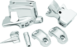 Kuryakyn Handlebar Control Dress Up Kit Chrome